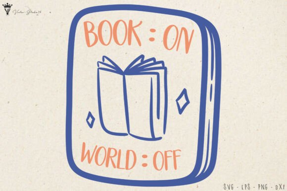 Book on World Off Book Lover SVG Review