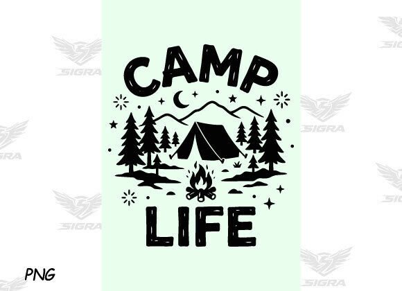 Camp Life SVG Summer Camping PNG Review
