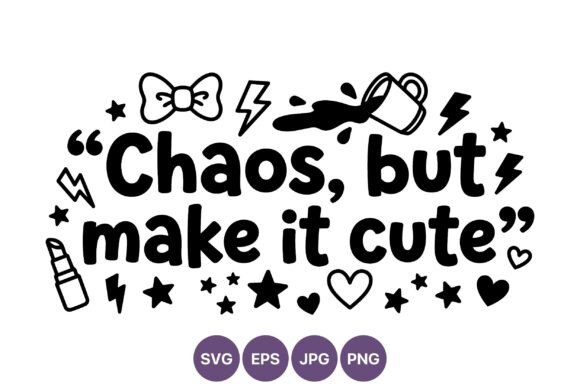 Cute Chaos Quote Star Lipstick Vector Review