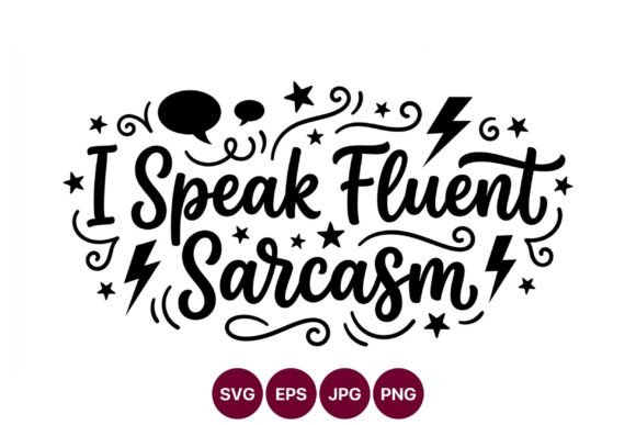 Fluent Sarcasm Hand Lettering Quote Review
