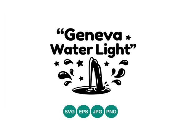 Geneva Water Light Quote Vector Review