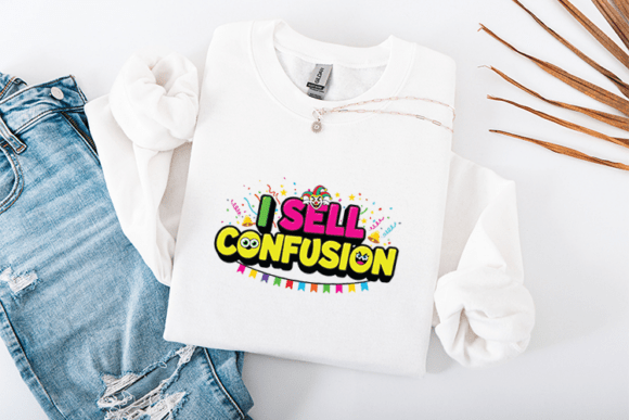 I Sell Confusion Funny Quote Design Review