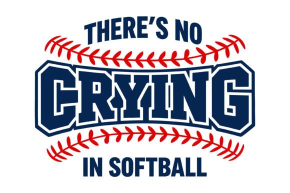 No Crying in Softball SVG Design Review