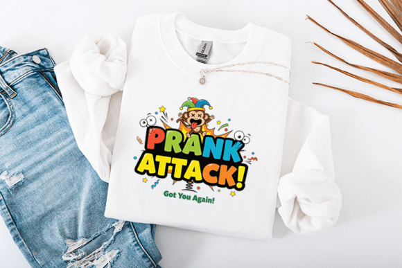 Prank Attack Funny Quote Cartoon Design Review