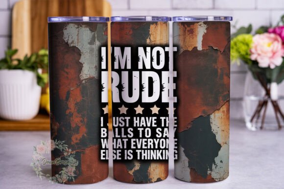 Rusted Metal Defiant Quote 20oz Tumbler Review
