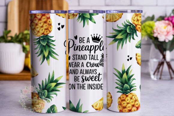 Sunny Pineapple Quote 20oz Tumbler Wrap Review